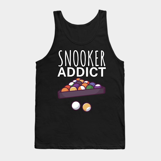 Snooker addict Tank Top by maxcode